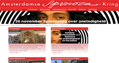 Desktop Screenshot of amsterdamsespinozakring.nl